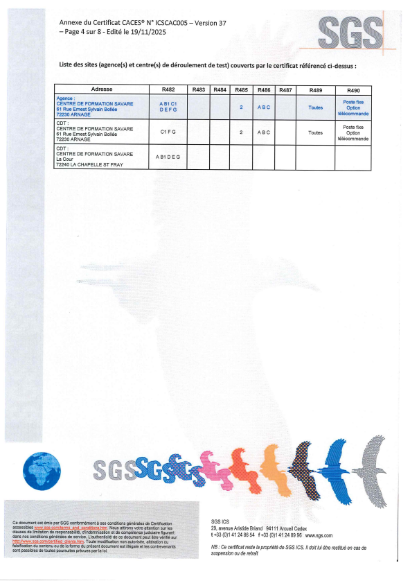 Savare Formation Permis Poids Lourds Au Mans Savare Formation2